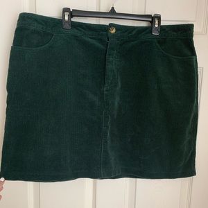 Corduroy A-line Skirt